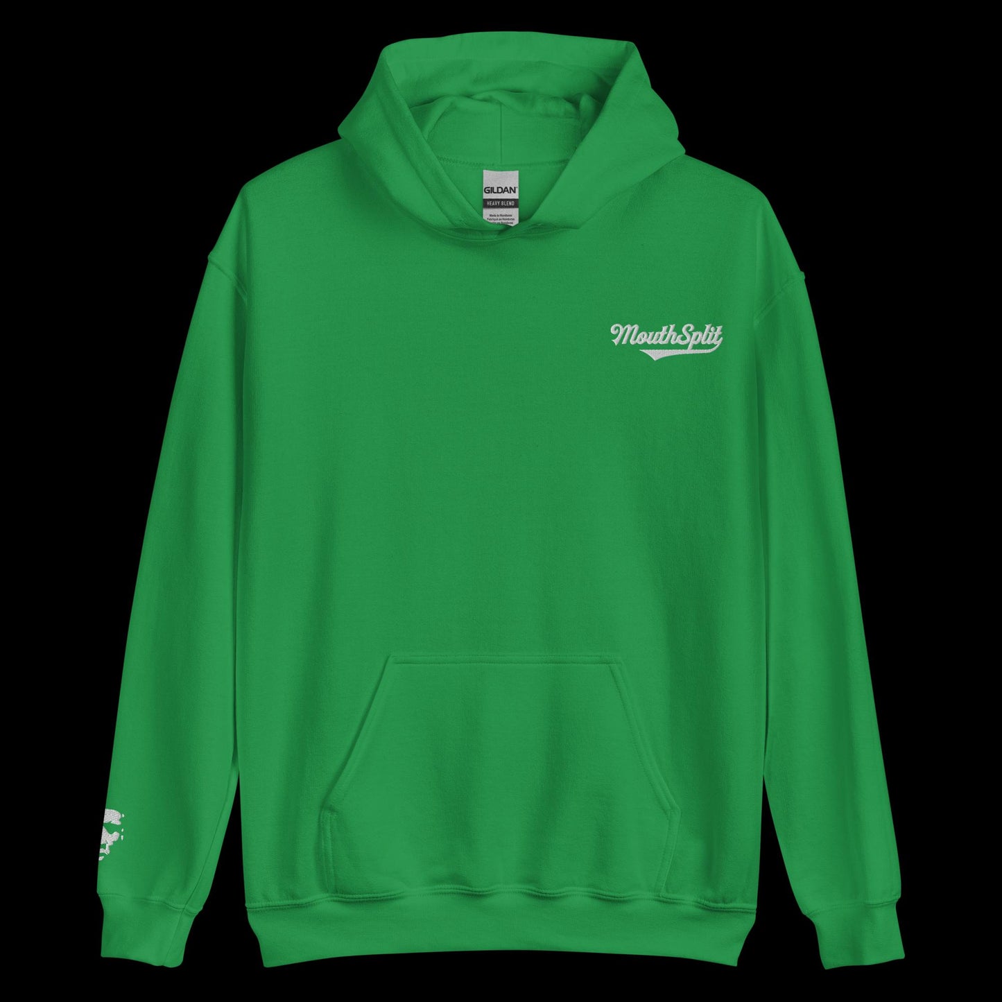 MouthSplit Cursive Embroidered Hoodie