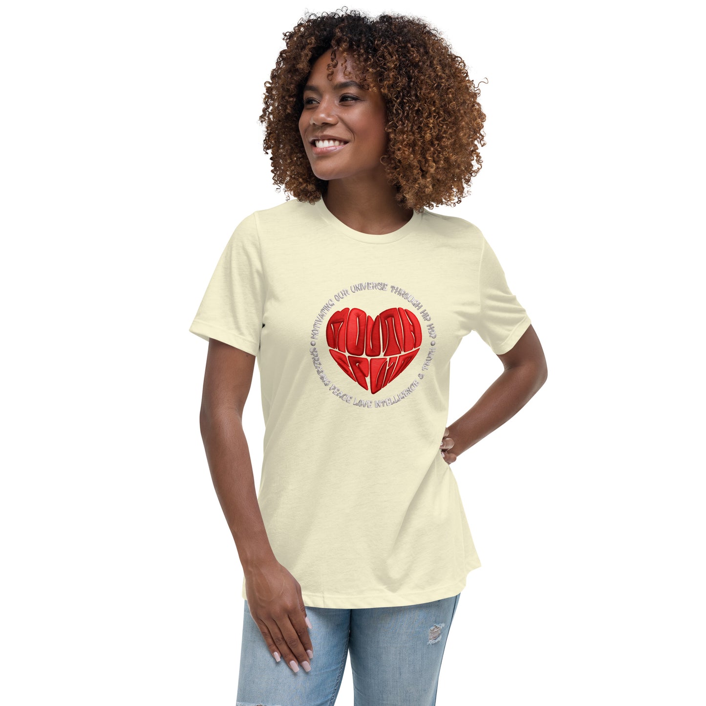 MS Meaning w Heart Women's Relaxed T-Shirt