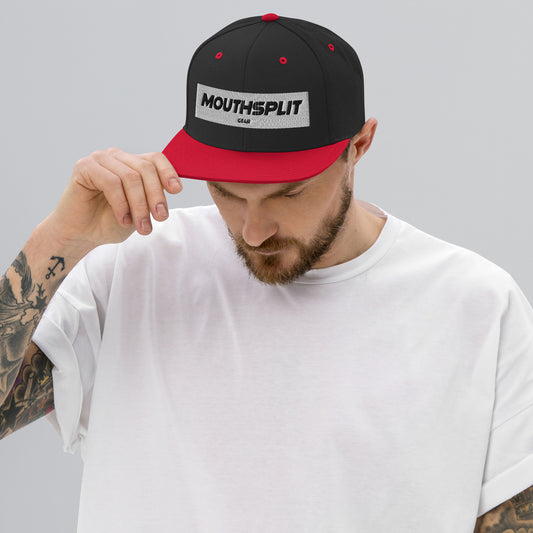 Mouth Gear Block Tag 01 Snapback Hat